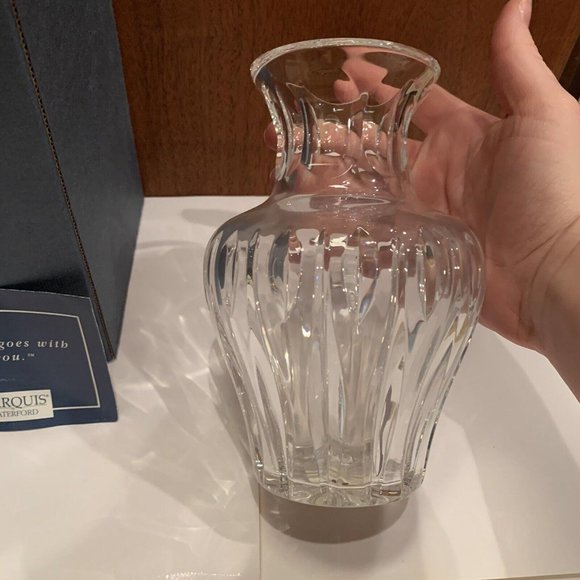 Marquis By Waterford Crystal Sheridan 6” Vase - Picture 2 of 12
